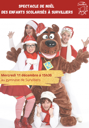 Spectacle de Noël des enfants scolarisés à Survilliers