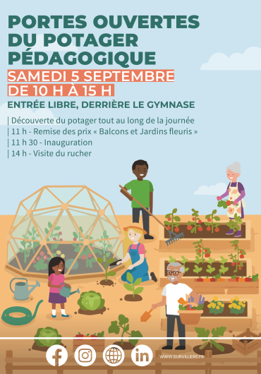 Affiche Potager pédagogique 