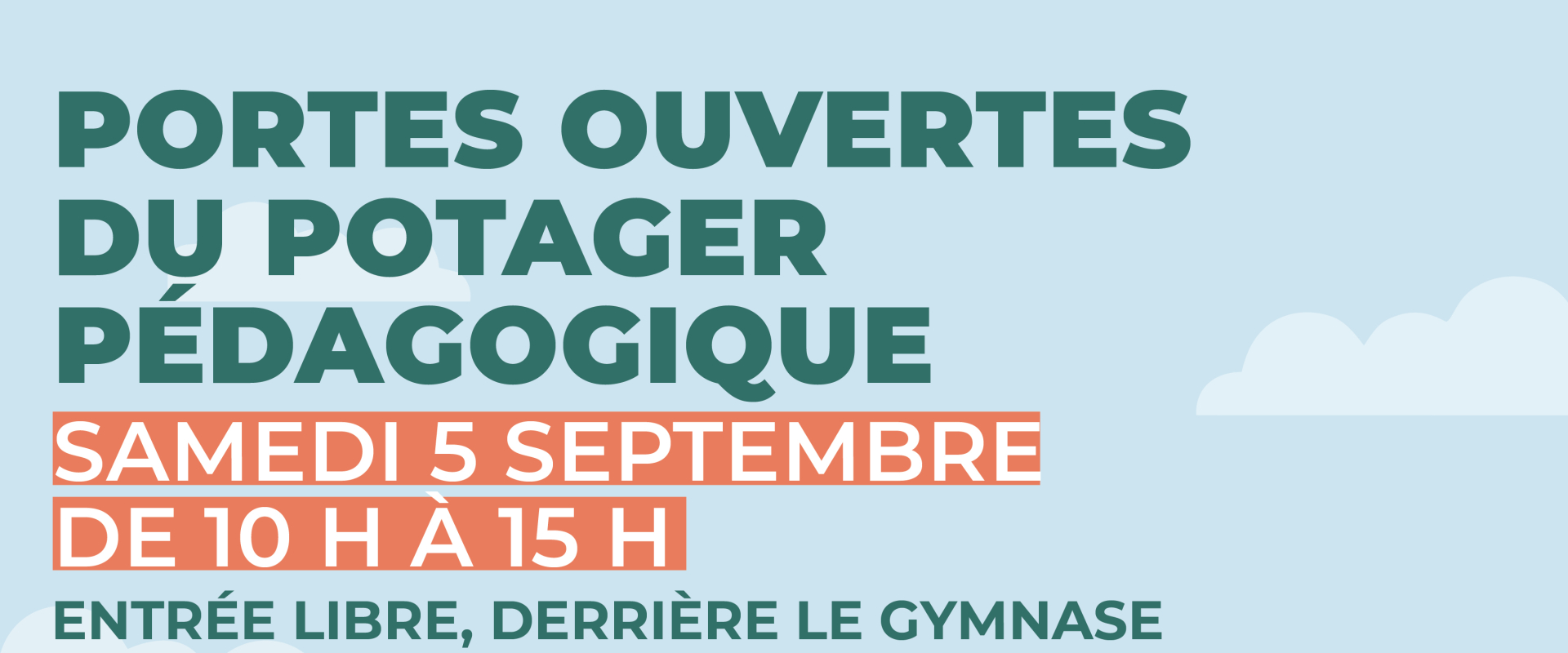Affiche Potager pédagogique 