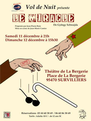 Affiche pièce Le Miracle