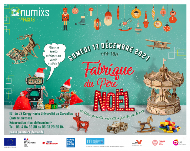 Flyer la fabrique du père noël
