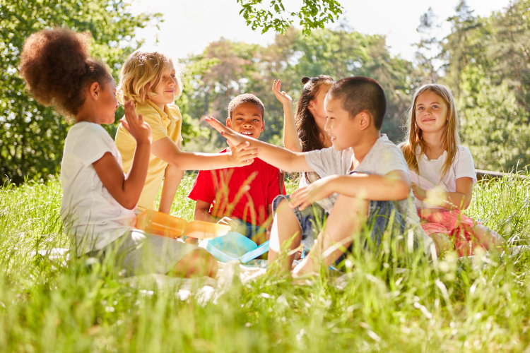 groupe d'enfants