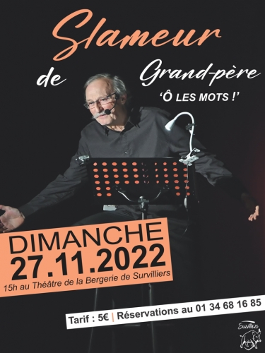 Affiche slameur de grand père