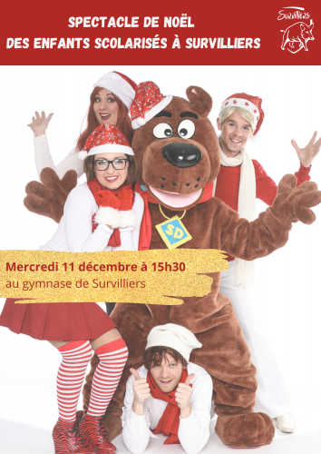 Spectacle de Noël des enfants scolarisés à Survilliers