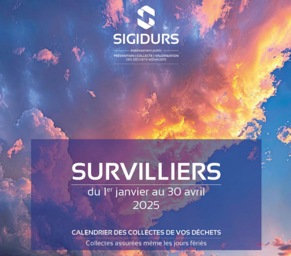 Calendrier SIGIDURS 2025