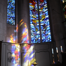 grand vitrail de la transfiguration